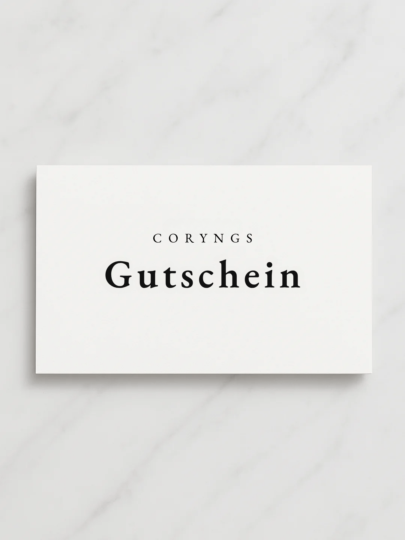 Coryngs Geschenkgutschein (E-Mail)